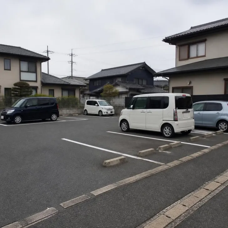舗装した月極駐車場(イメージ)